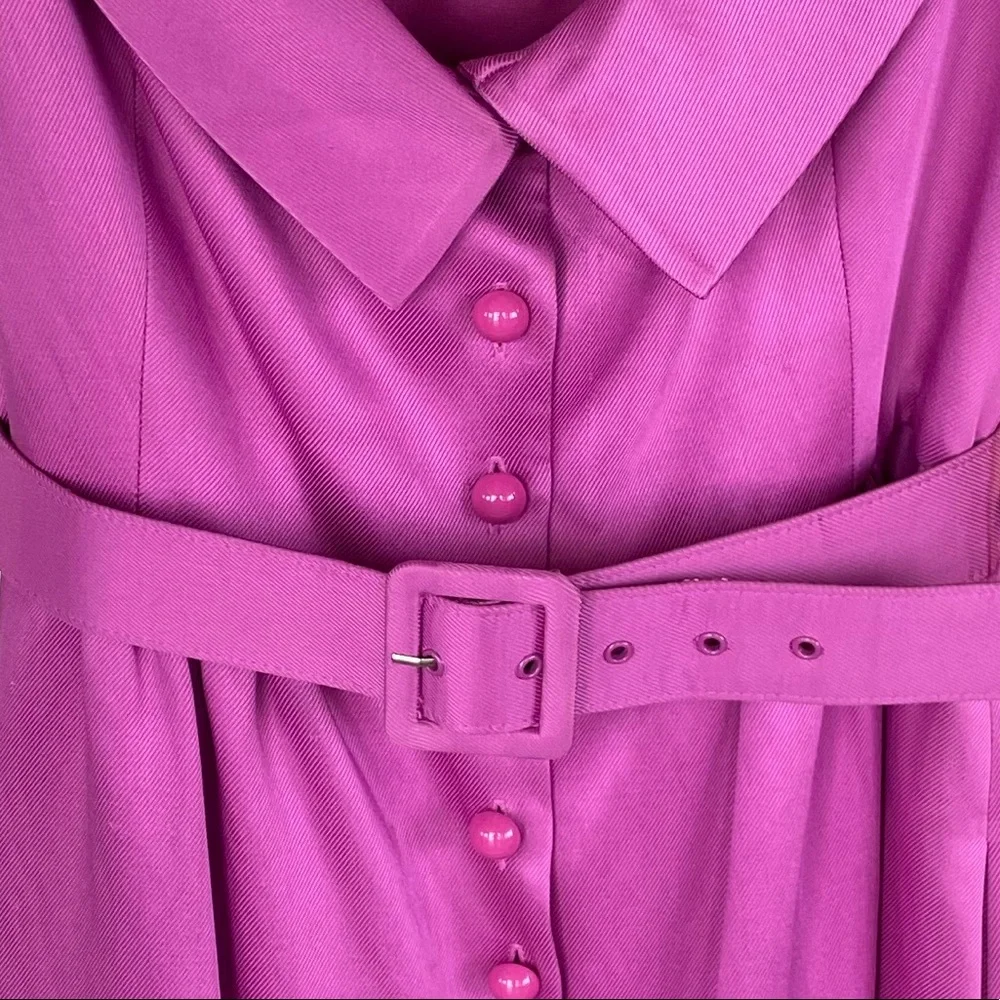Vintage Tibi Hot Pink Fuschia Dress - Picture 2 of 2
